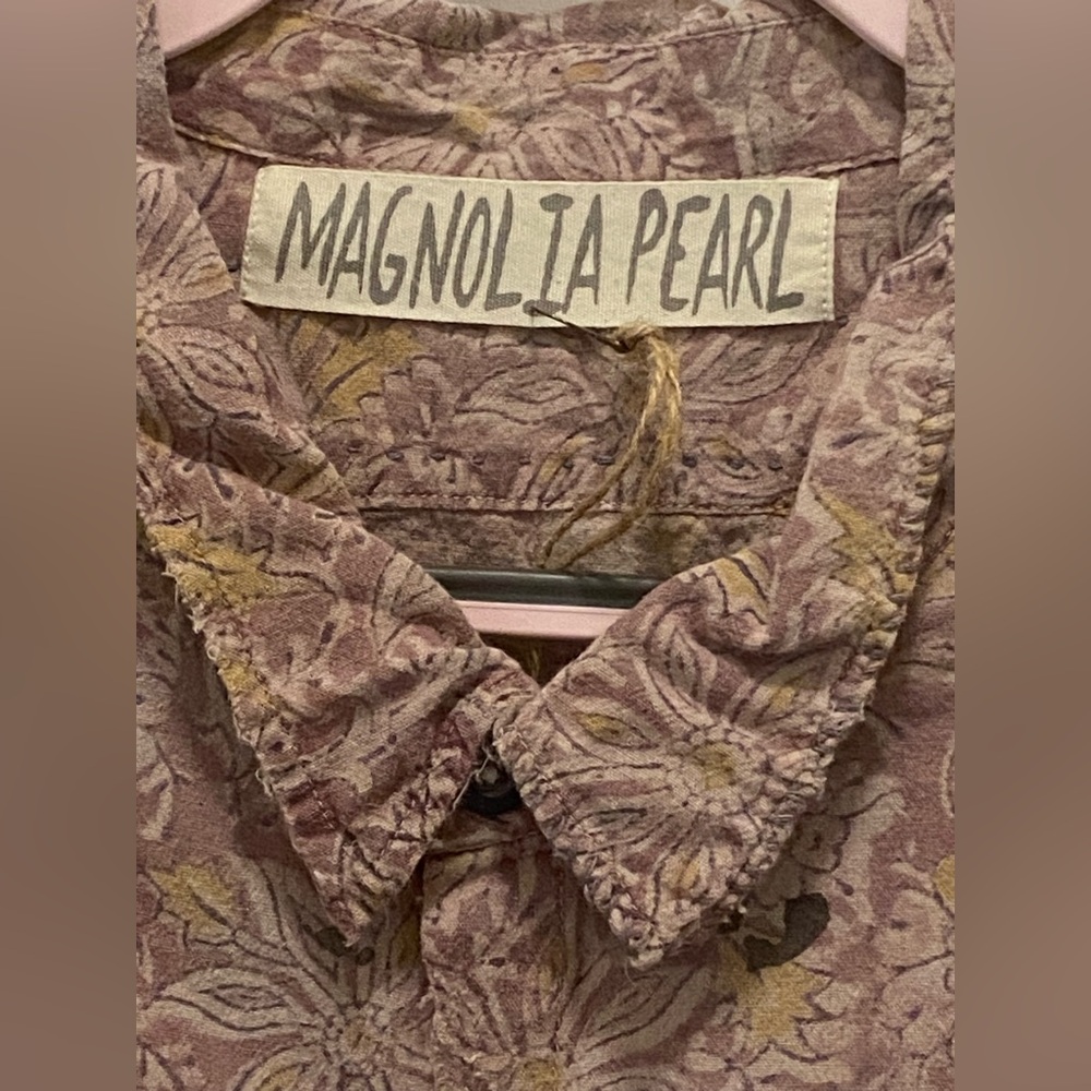 Magnolia Pearl Block-print Addison Shirt - Picture 4 of 10
